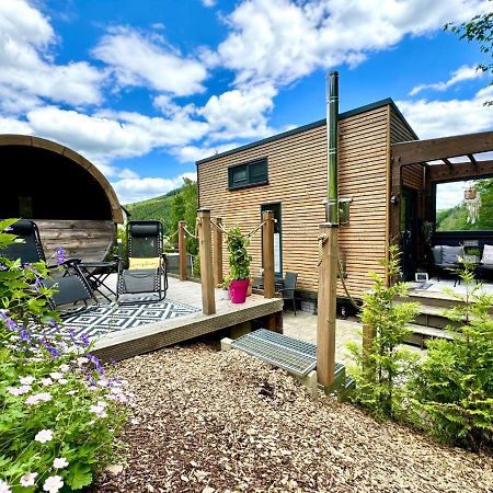 Villa Tiny House Klitzeklein Am Waldrand Von Elpe Olsberg Esterno foto