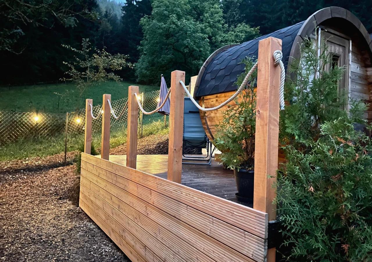 Villa Tiny House Klitzeklein Am Waldrand Von Elpe Olsberg Esterno foto