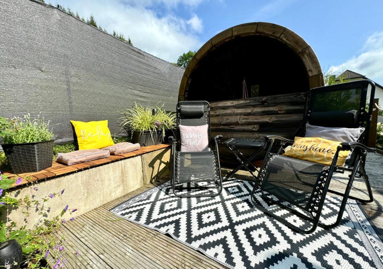 Villa Tiny House Klitzeklein Am Waldrand Von Elpe Olsberg Esterno foto